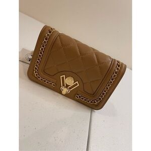 Valentino Orlandi made in Italy taupe crossbody bag NWT